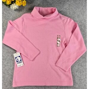 Gymboree Vintage Y2K 2001 Pink Turtleneck Long Sleeve Shirt Girls Medium 4T NWT